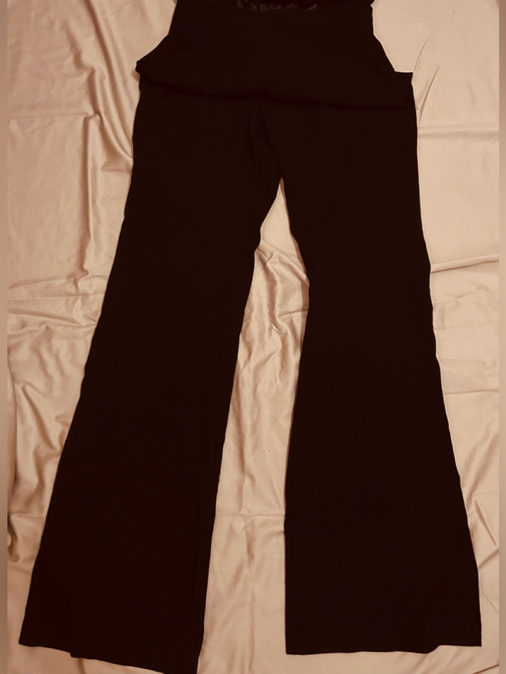 Black Halo Halter Black Wide-Leg Women’s Jumpsuit Size 10 NWT
